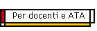 Per docenti e ATA